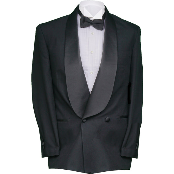 vintage double setup tuxedo satin lapel - セットアップ