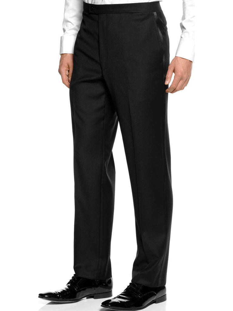 Premium Black wool Wide Leg Pant Suit